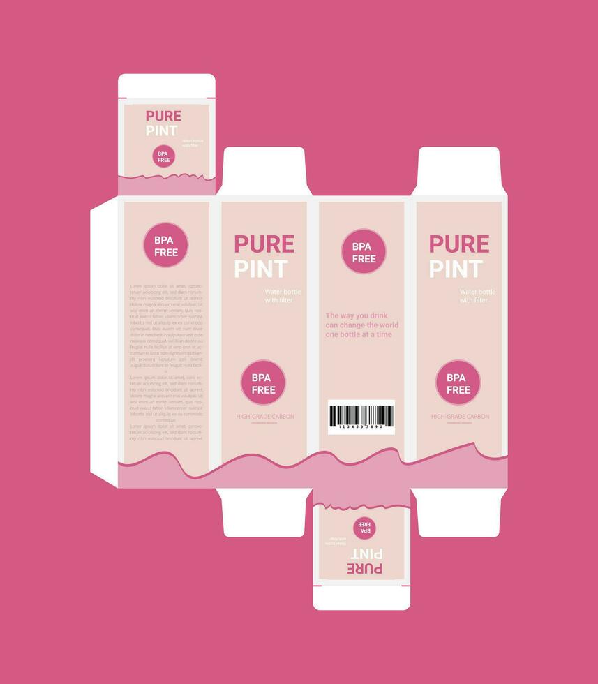 packaging template,packaging box template vector