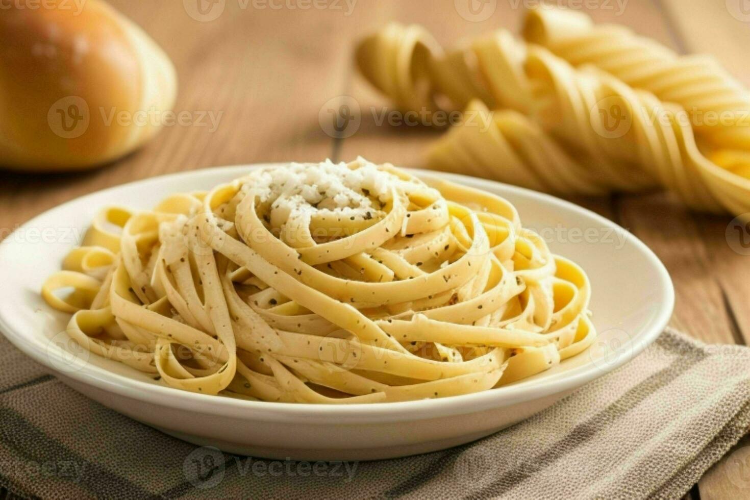 AI generated Pasta fettuccine. Pro Photo