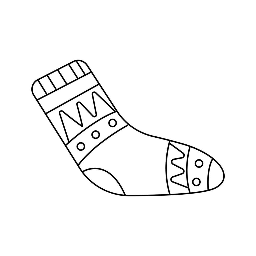 Socks. Vector illustration in doodle style.