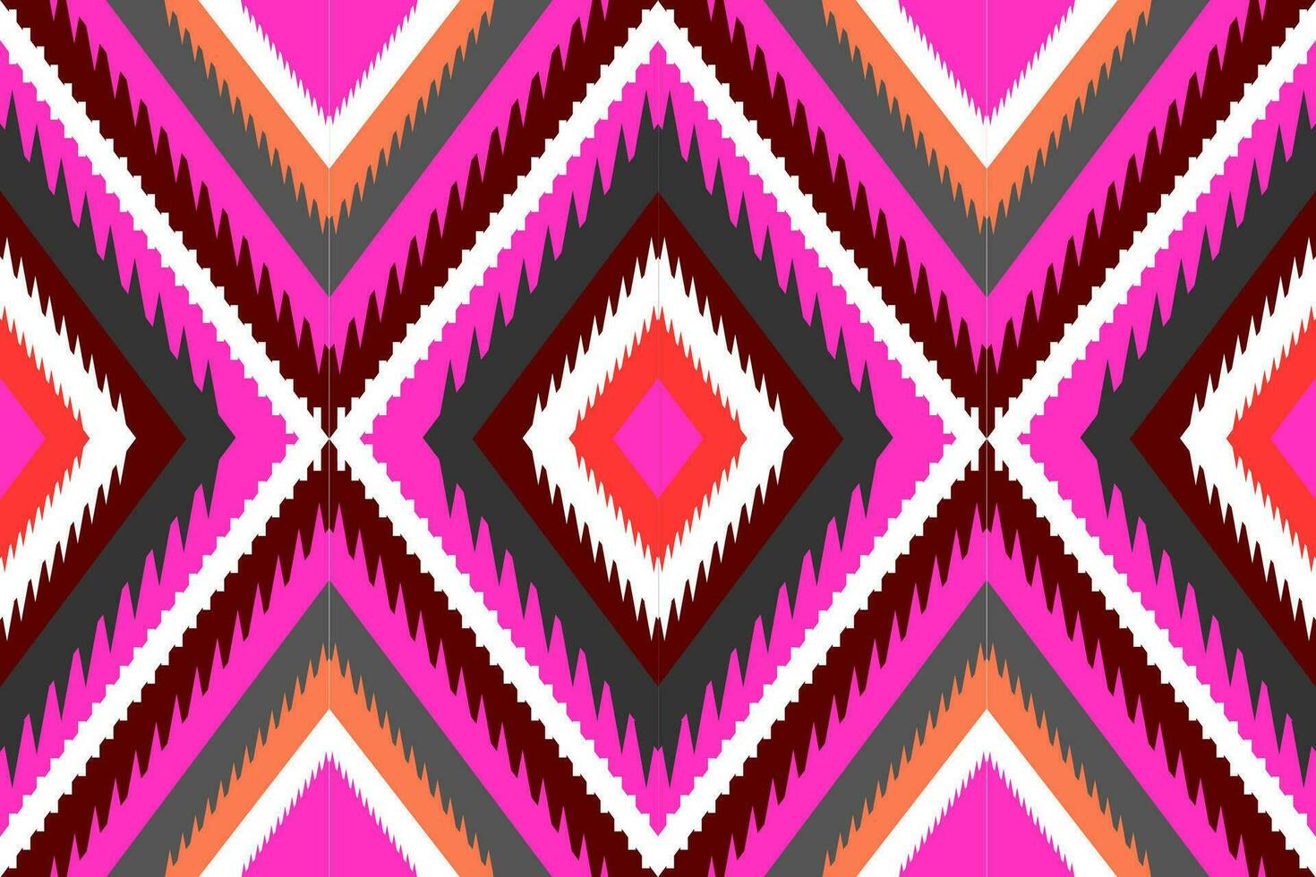 ethnic geometric pattern Oriental pattern for background, carpet, wallpaper, clothing, wrapping, fabric, Vector seamless pattern.