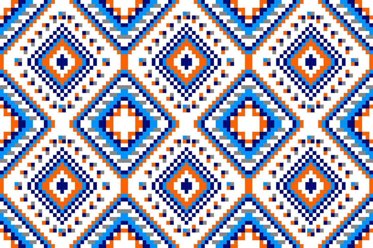 ethnic geometric pattern Oriental pattern for background, carpet, wallpaper, clothing, wrapping, fabric, Vector seamless pattern.