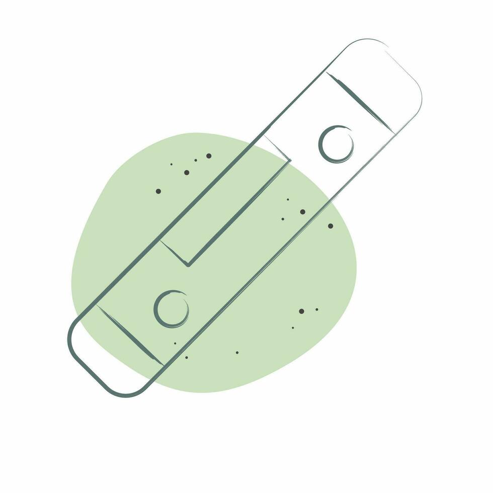 Icon Spirit Level. related to Carpentry symbol. Color Spot Style. simple design editable. simple illustration vector