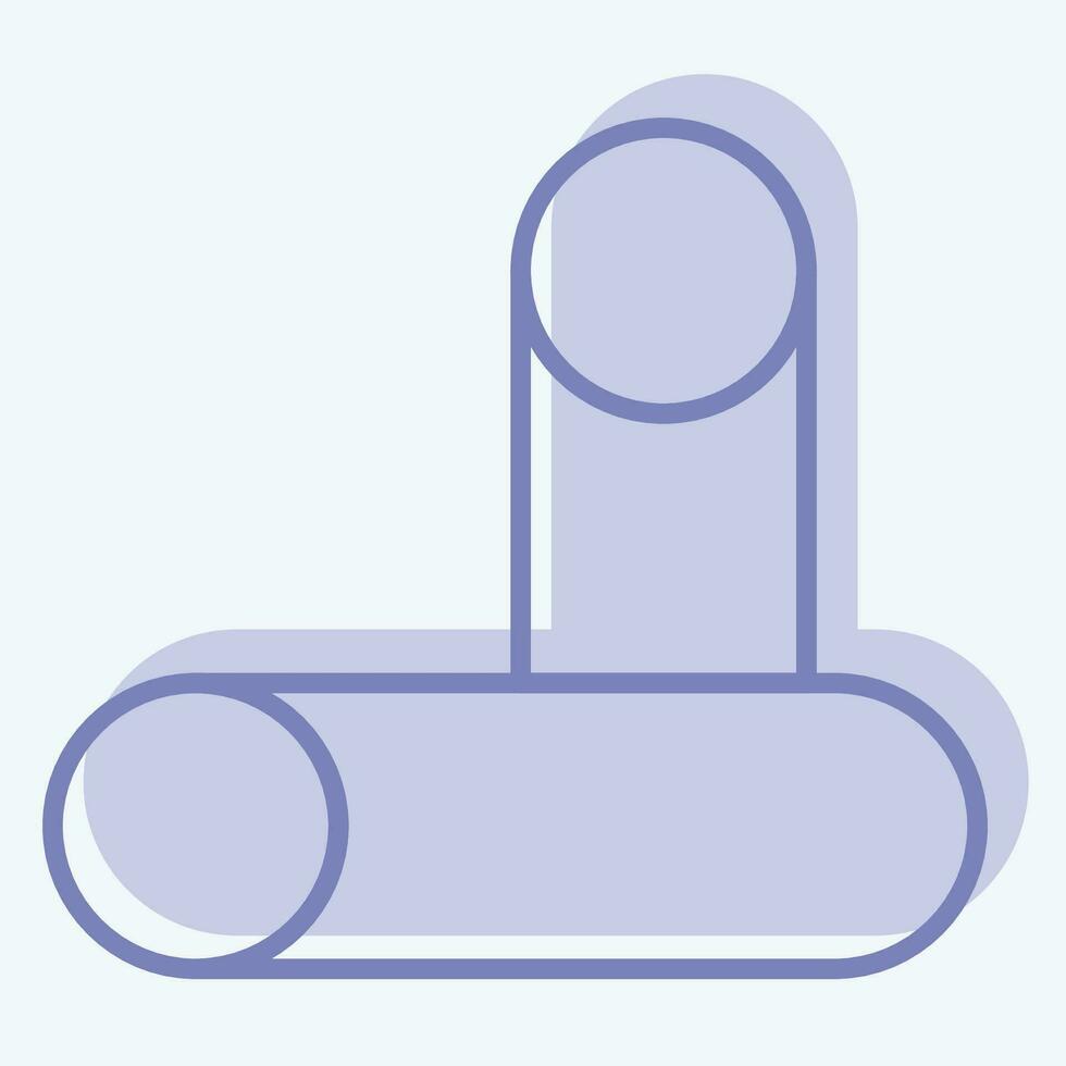 Icon Timber. related to Carpentry symbol. two tone style. simple design editable. simple illustration vector