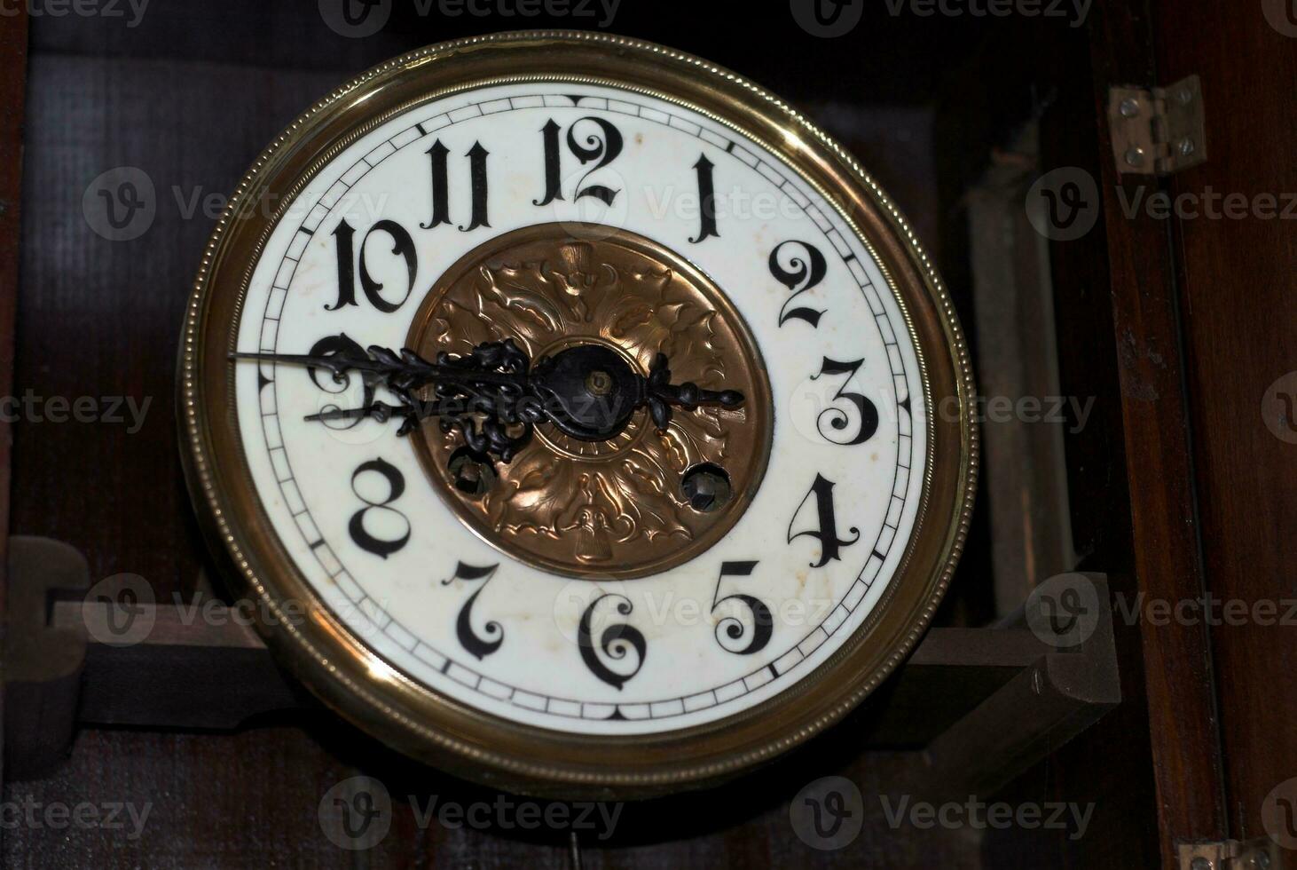 old antique clock photo