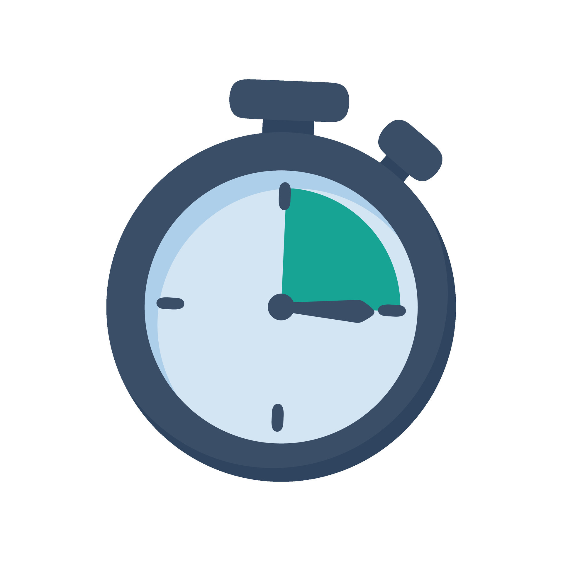 stopwatch icon For notification of tax payment date 34815474 Vector Art