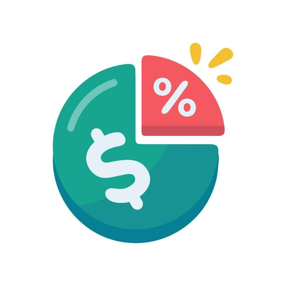 The money was cut. Income that is distributed to pay taxes vector