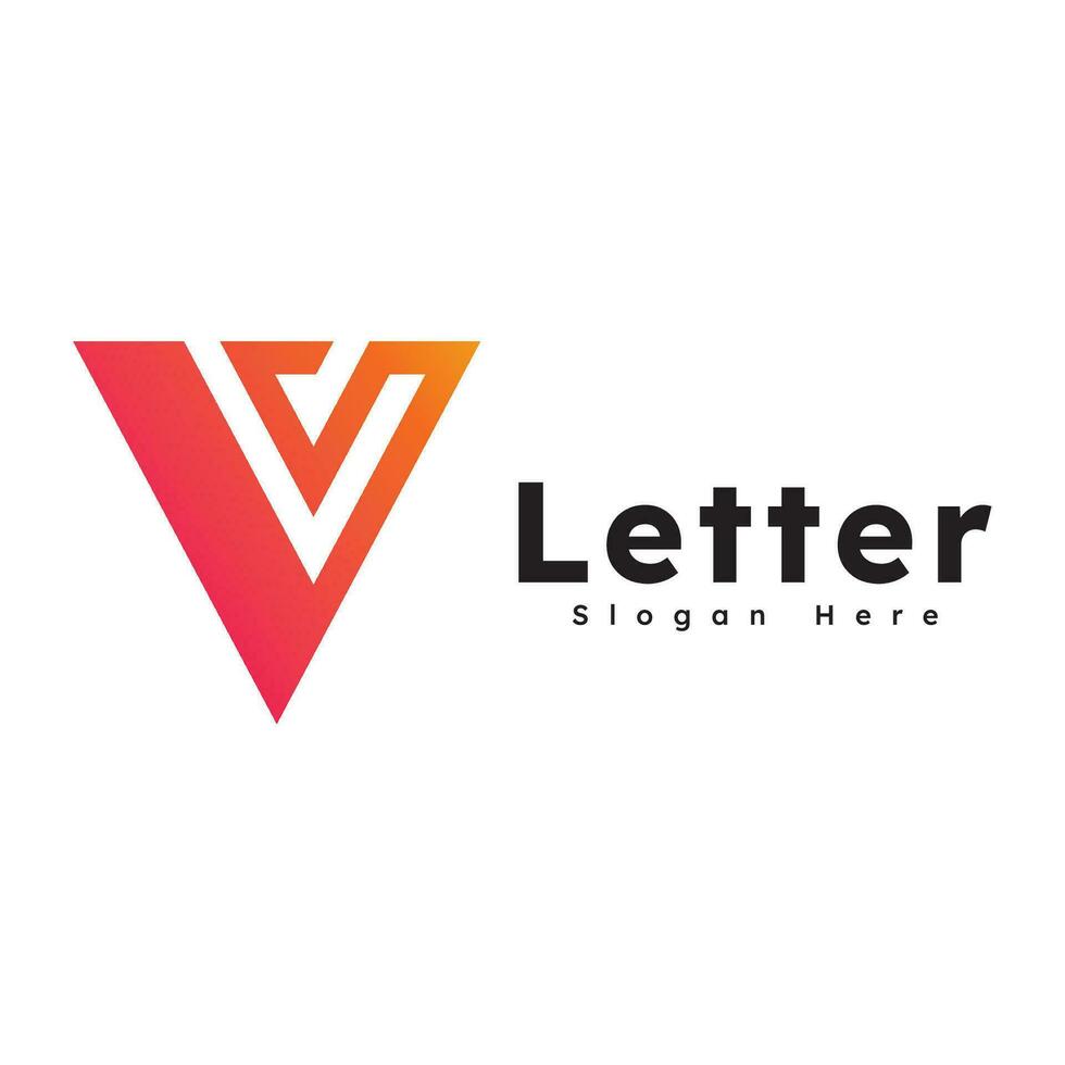 V Letter Logo Business Template Vector icon