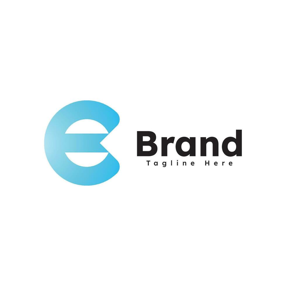 Letter E logo icon design vector template