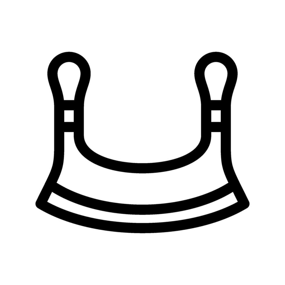 Mezzaluna Icon Vector Symbol Design Illustration