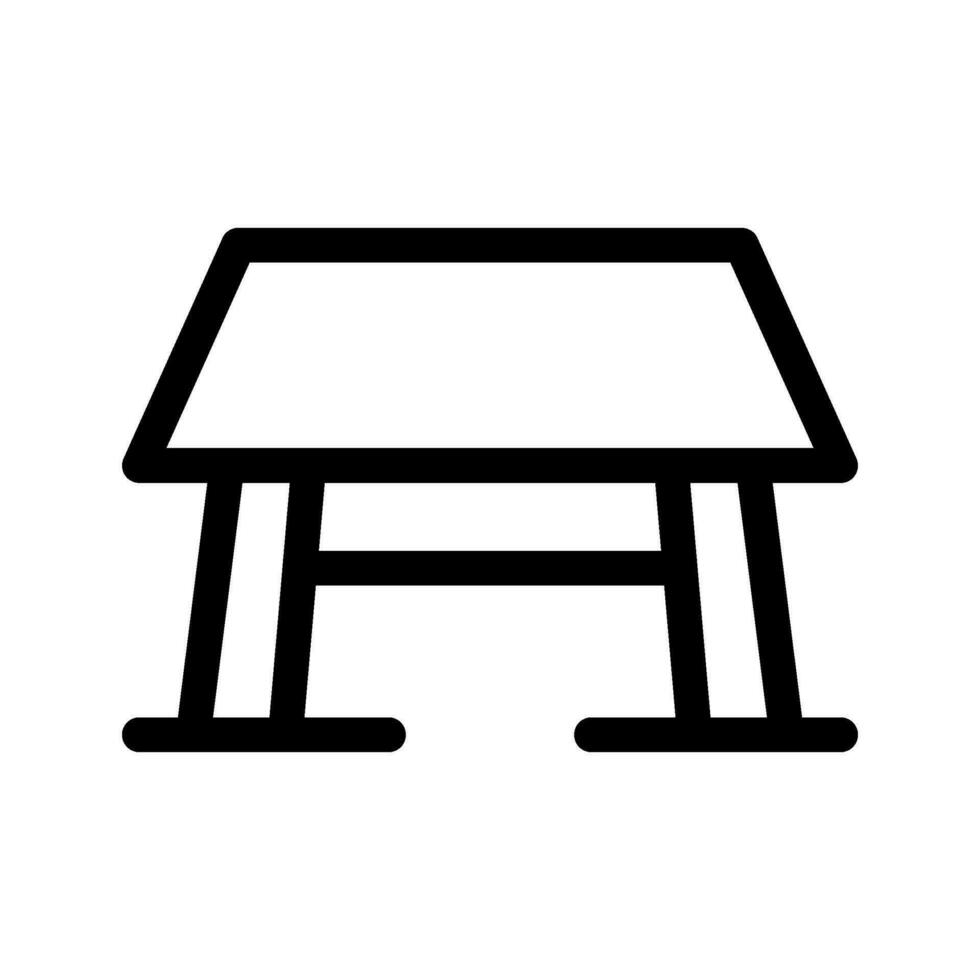 Table Icon Vector Symbol Design Illustration