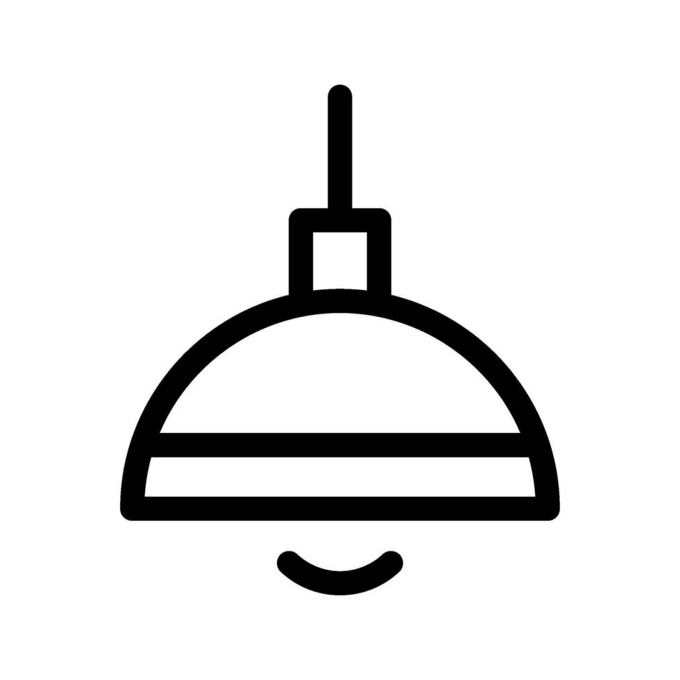 Ceiling Lamp Icon Vector Symbol Design Illustration