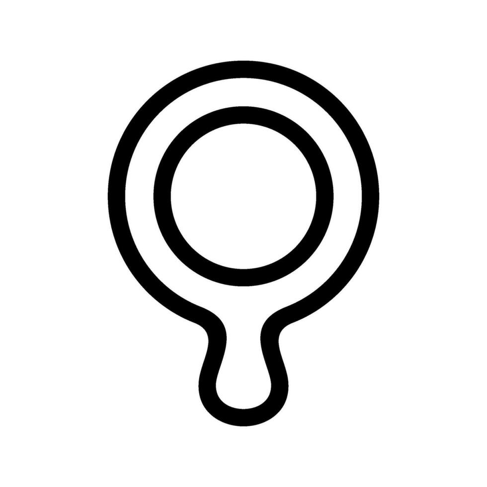 Mirror Icon Vector Symbol Design Illustration