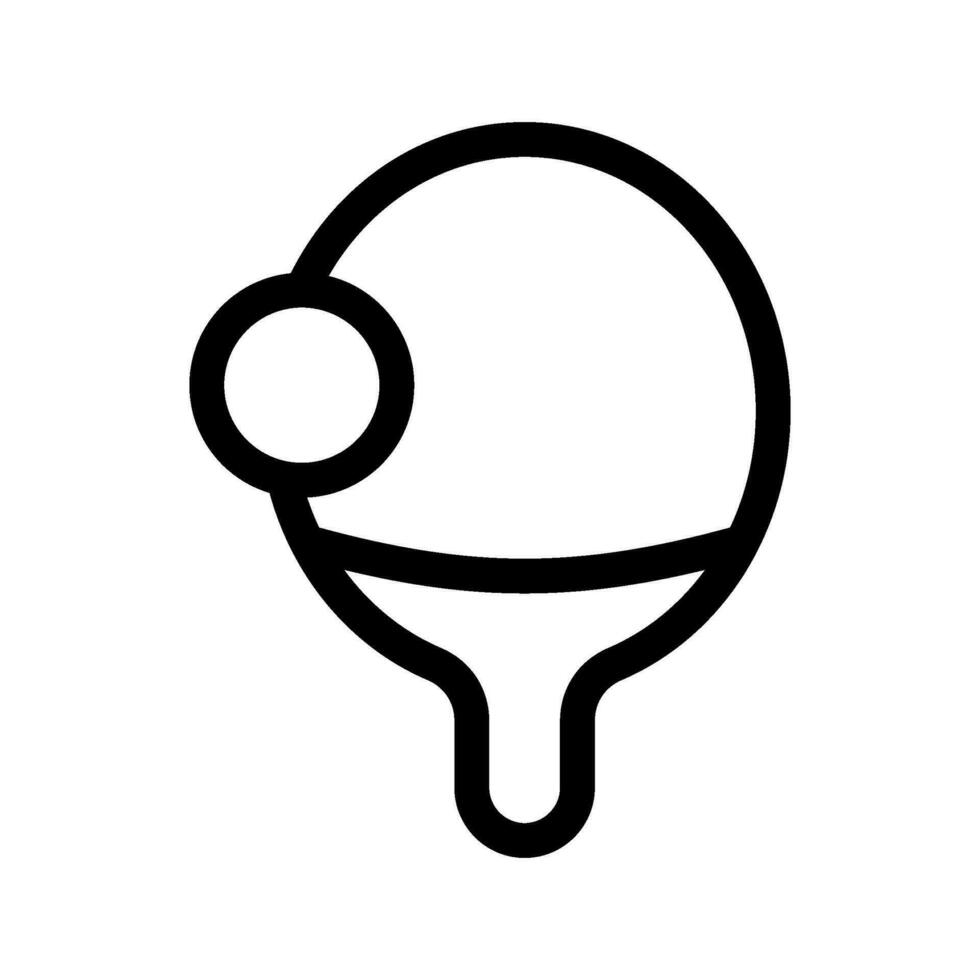 Table Tennis Icon Vector Symbol Design Illustration