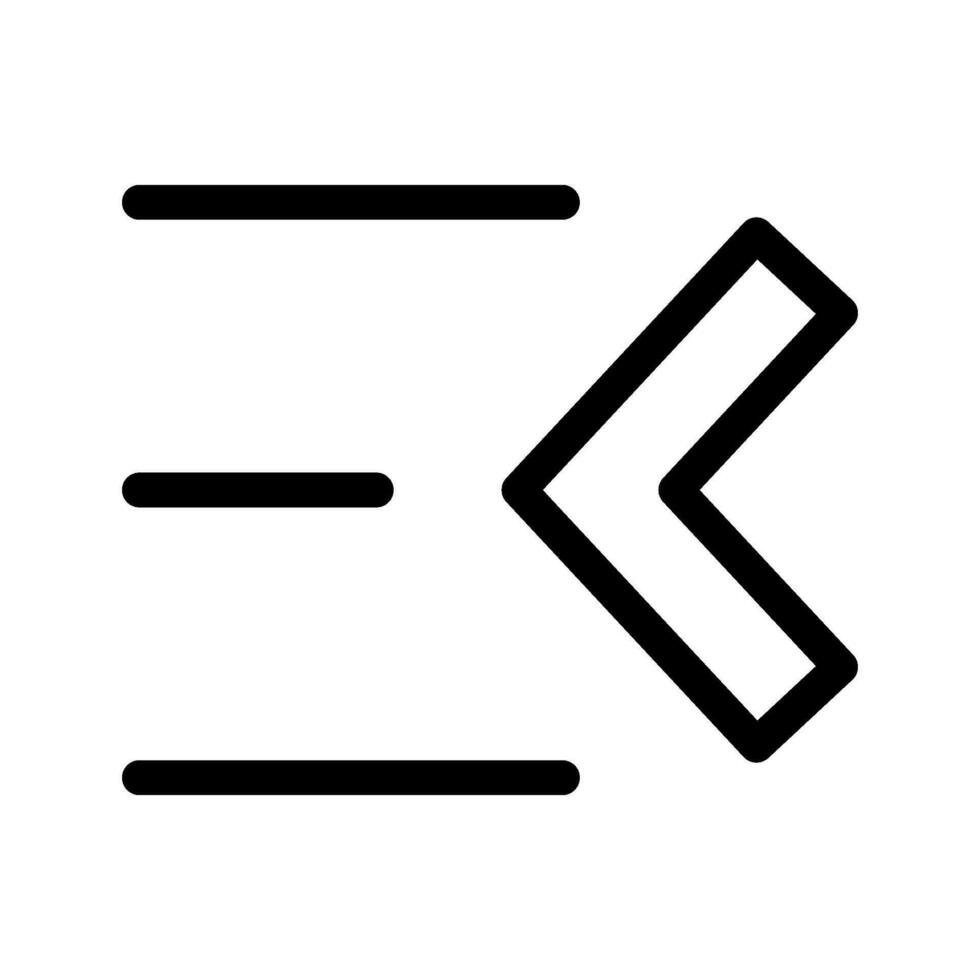 Menu Close Icon Vector Symbol Design Illustration