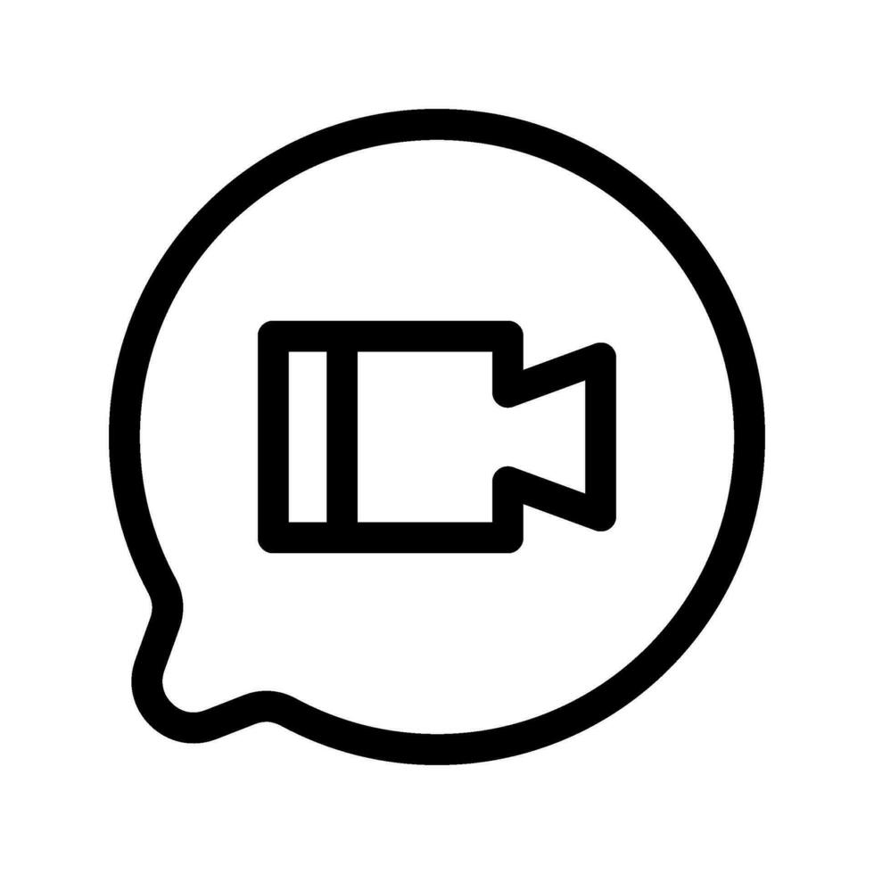 Video Call Icon Vector Symbol Design Illustration