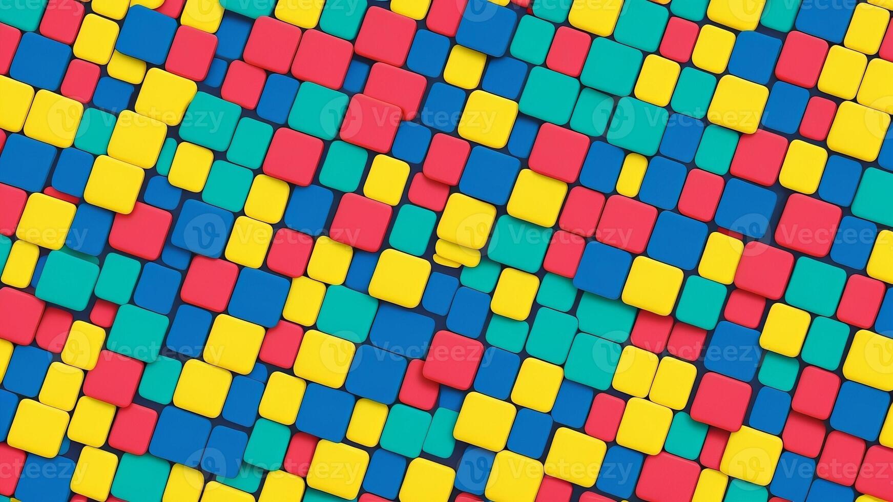 seamless background bright rich geometric abstraction Endless repeating tile. photo