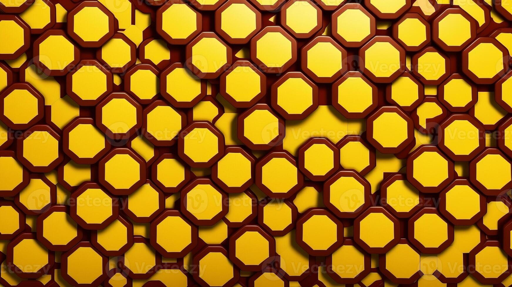 abstract background with hexagons. abstract metal background. photo