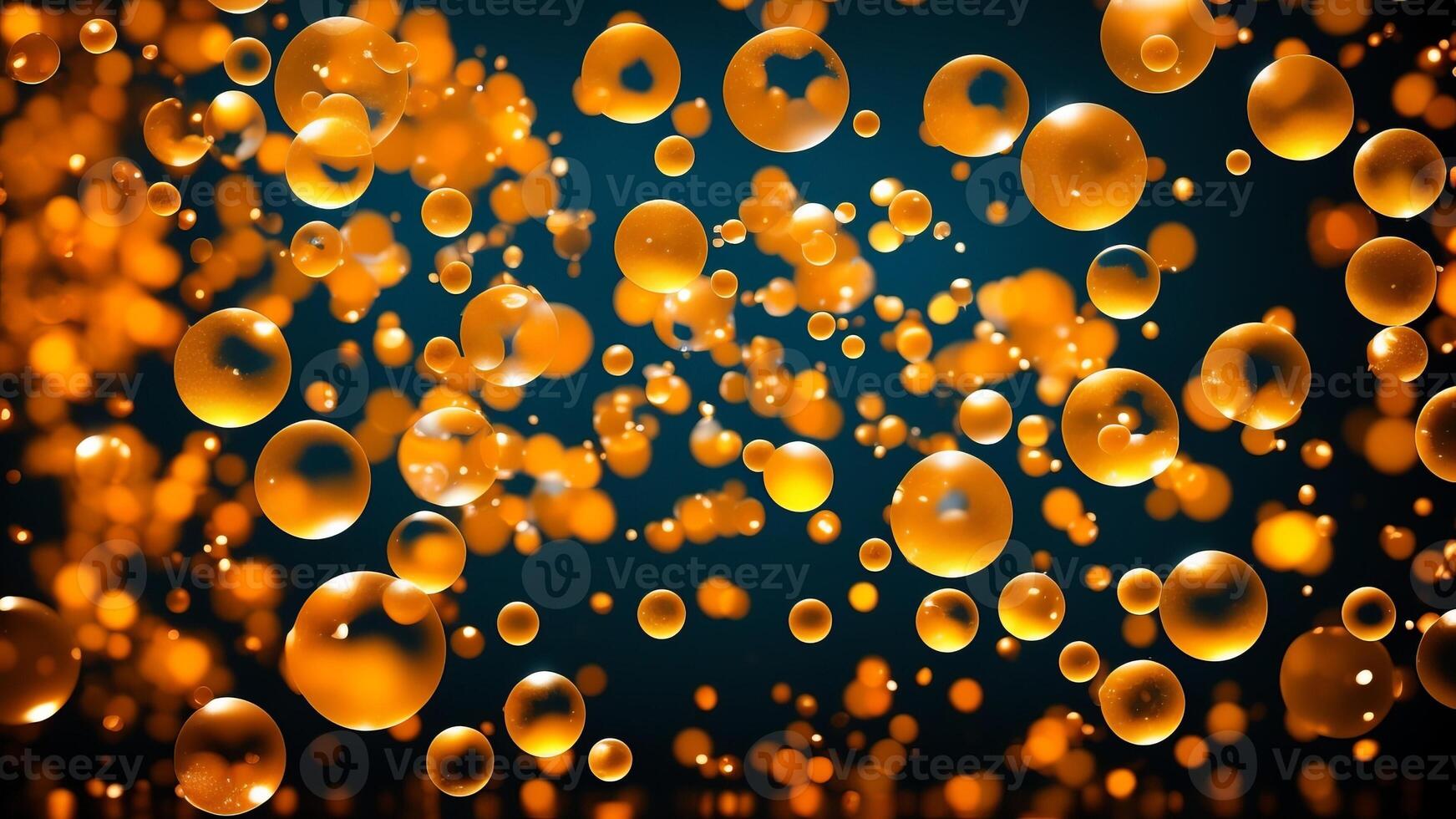 Abstract bubbles futuristic background. photo