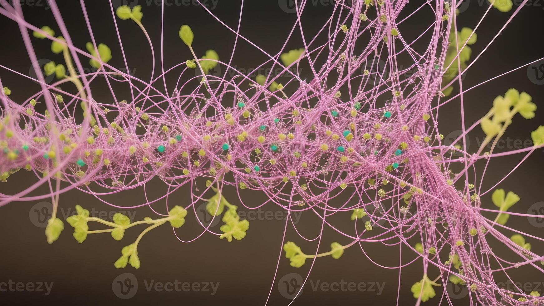 A Visual Exploration Unveiling the Intricacies of Biotech Cell Interconnected Lines The Beauty. photo