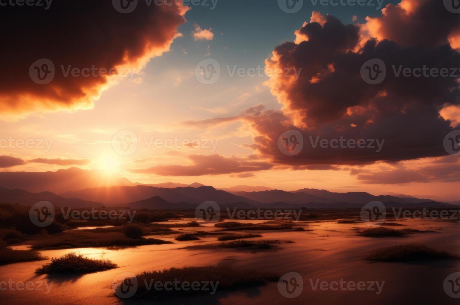 Smoke colorful clouds background banner for webpage. Paint explosion blue, pink, purple, yellow multicolor mobile backdrop. photo