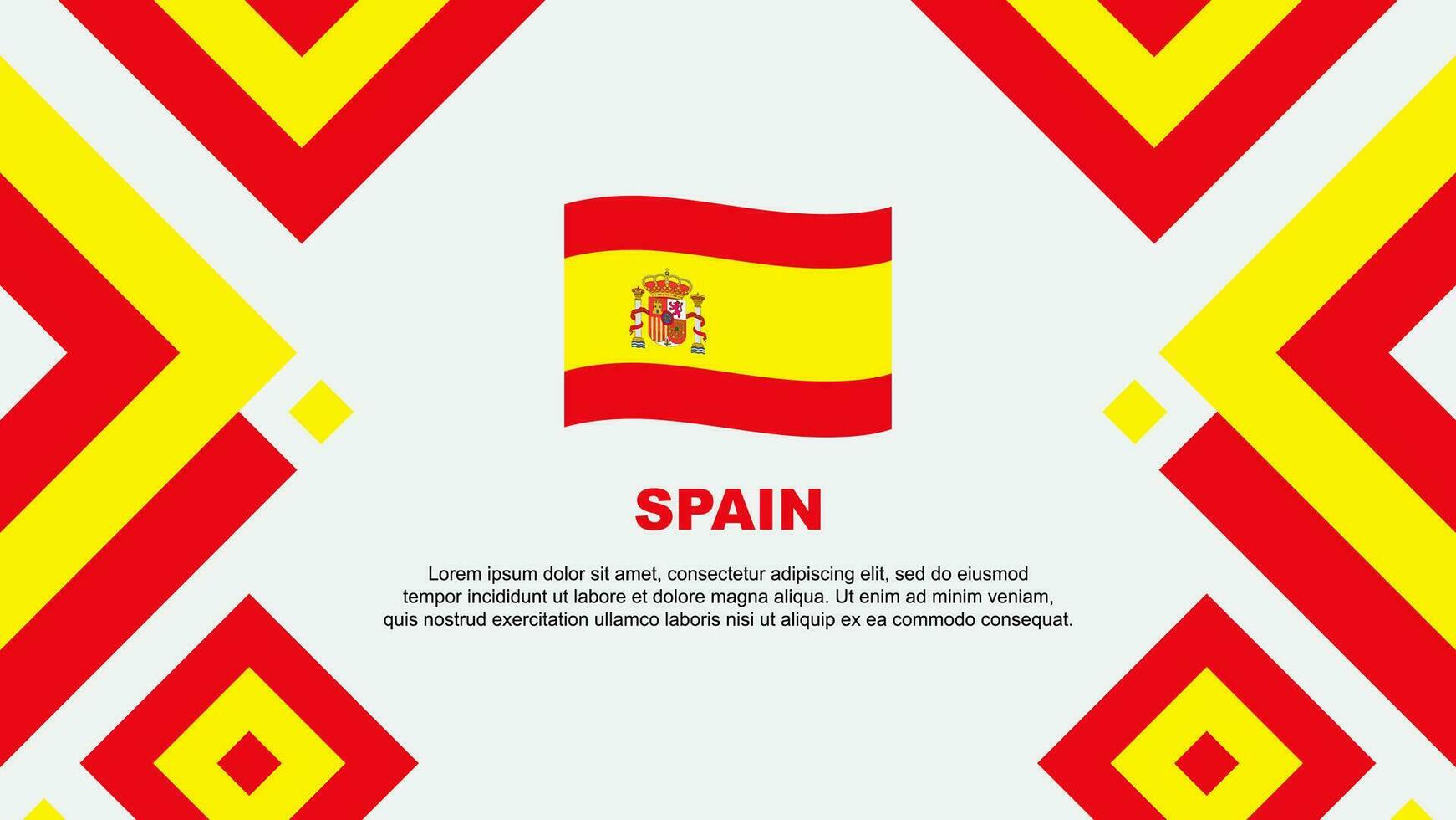 España bandera resumen antecedentes diseño modelo. España independencia día bandera fondo de pantalla vector ilustración. España modelo