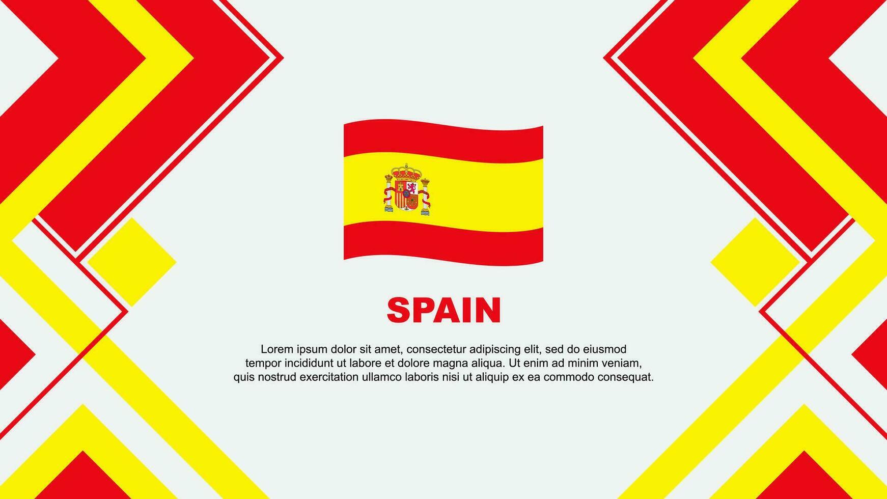 España bandera resumen antecedentes diseño modelo. España independencia día bandera fondo de pantalla vector ilustración. España bandera