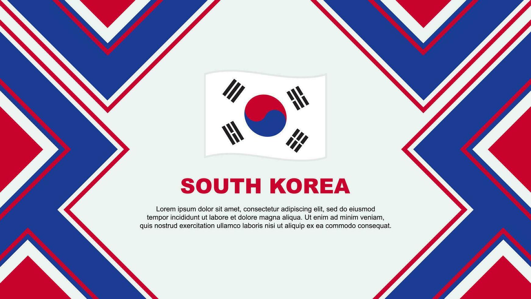 sur Corea bandera resumen antecedentes diseño modelo. sur Corea independencia día bandera fondo de pantalla vector ilustración. sur Corea vector