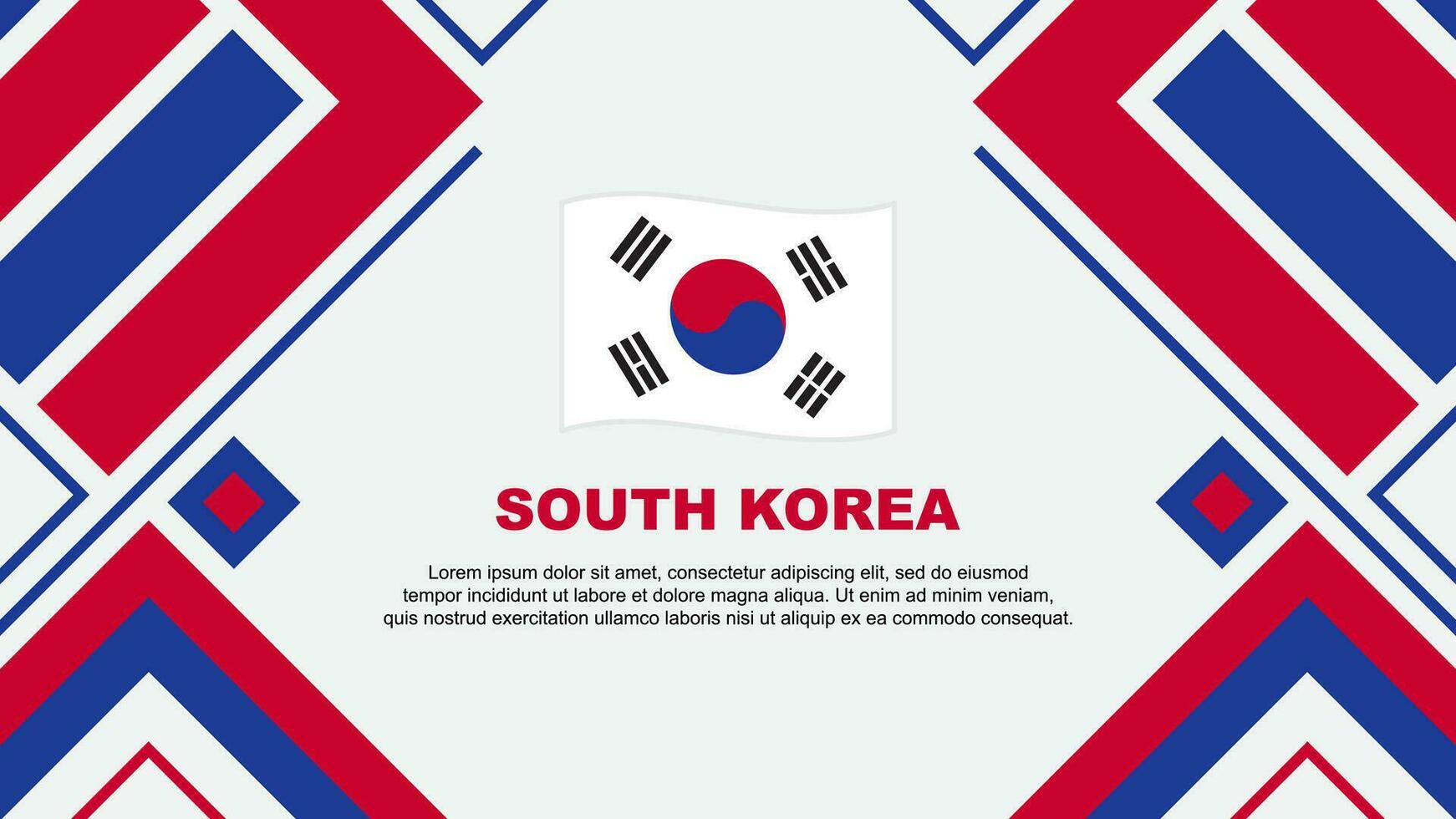 sur Corea bandera resumen antecedentes diseño modelo. sur Corea independencia día bandera fondo de pantalla vector ilustración. sur Corea bandera