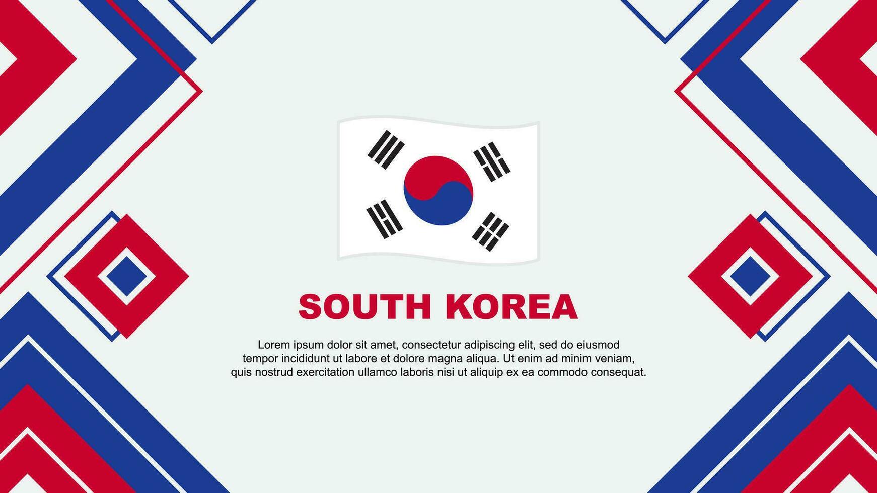 sur Corea bandera resumen antecedentes diseño modelo. sur Corea independencia día bandera fondo de pantalla vector ilustración. sur Corea antecedentes