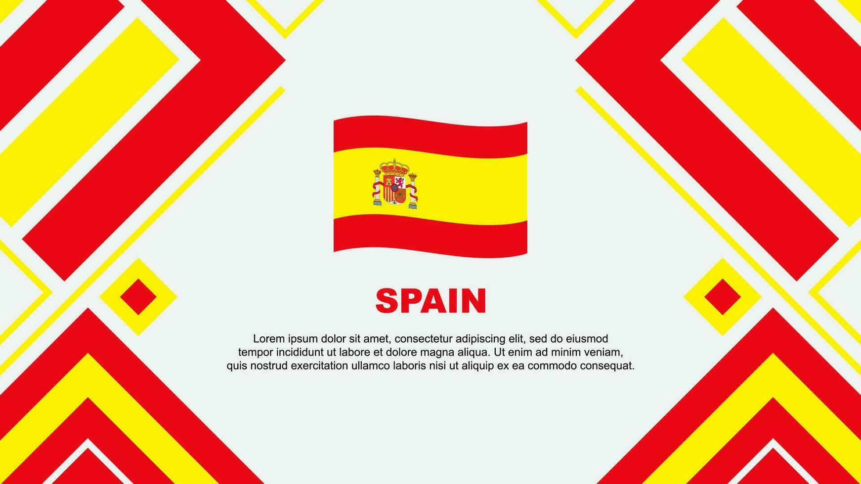 España bandera resumen antecedentes diseño modelo. España independencia día bandera fondo de pantalla vector ilustración. España bandera