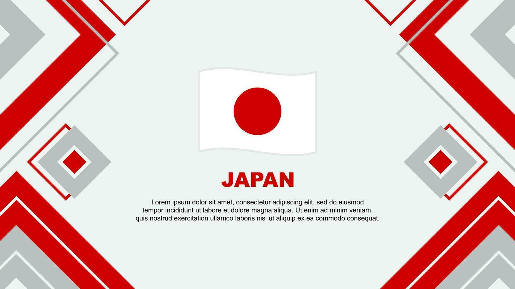 Japón bandera resumen antecedentes diseño modelo. Japón independencia día bandera fondo de pantalla vector ilustración. Japón antecedentes