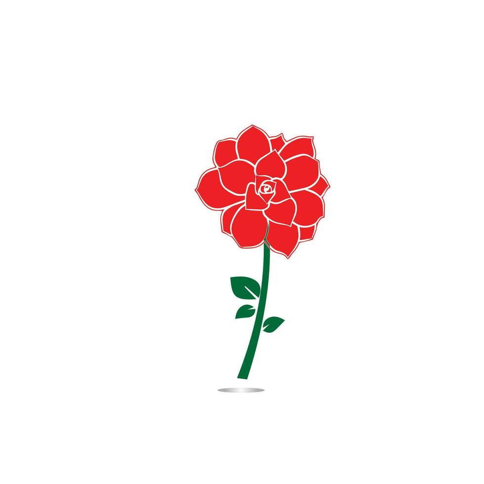 Red roses hand drawn, Black line rose flowers inflorescence silhouettes isolated on white background. Icon roses collection. Vector doodle illustration.