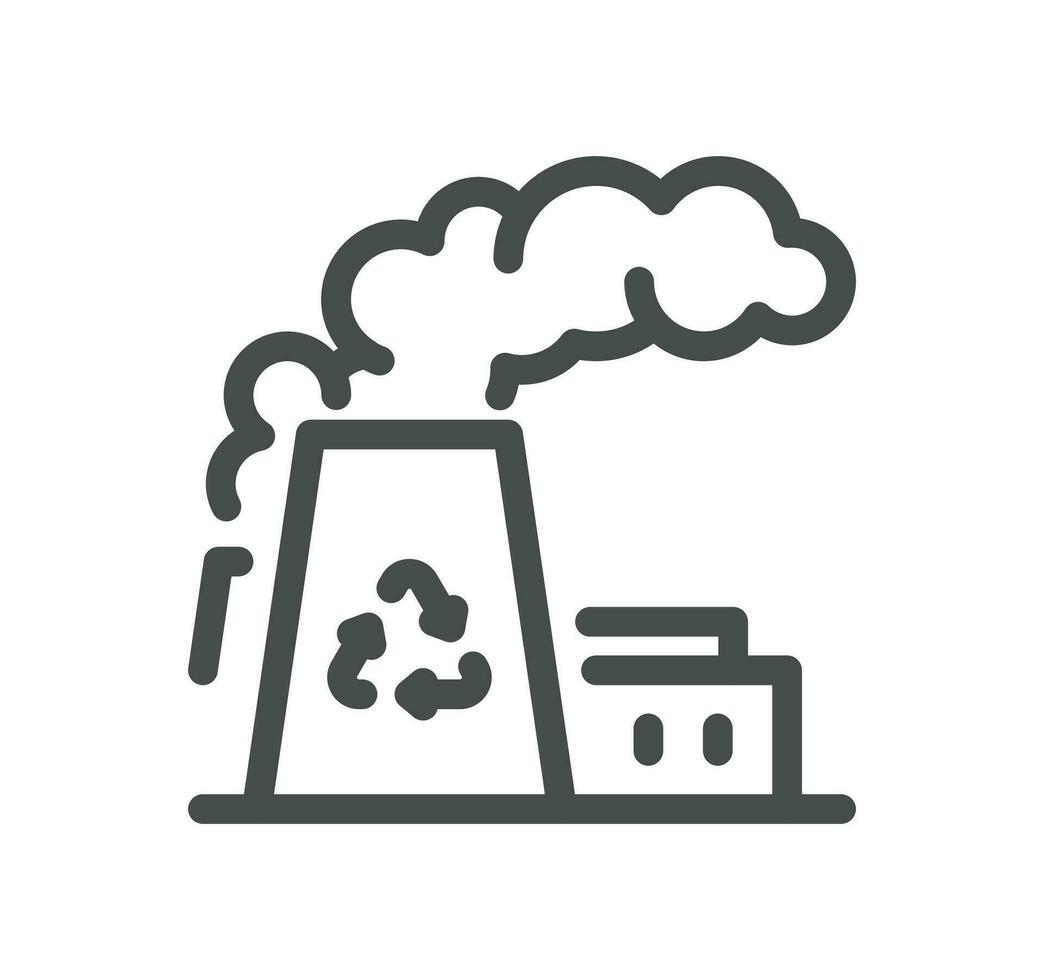 Garbage related icon outline and linear vector. vector