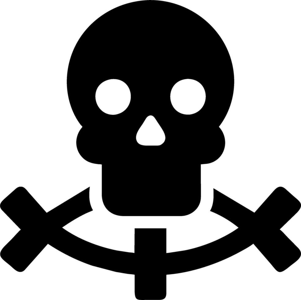 a skull icon vector