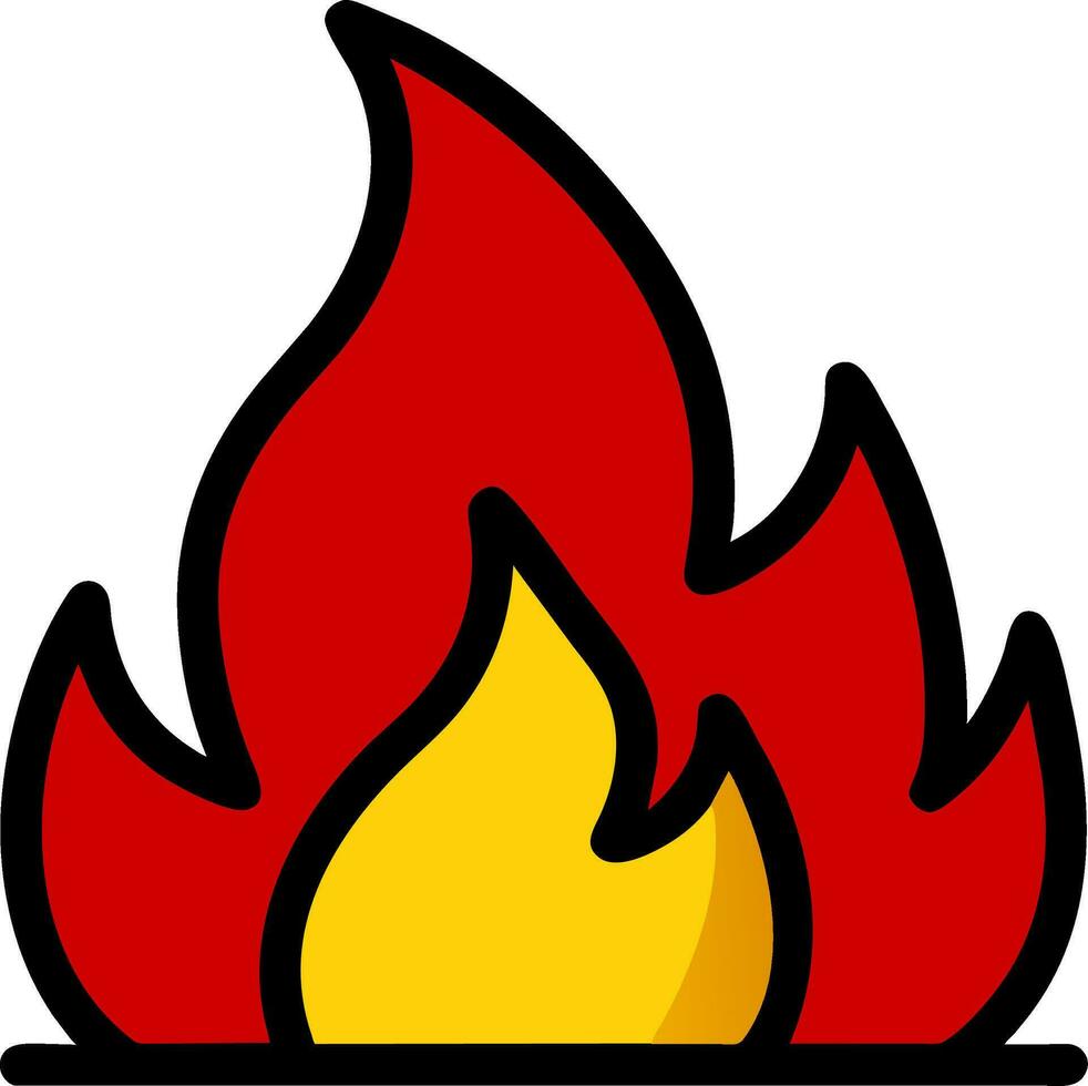 fire emoji design vector