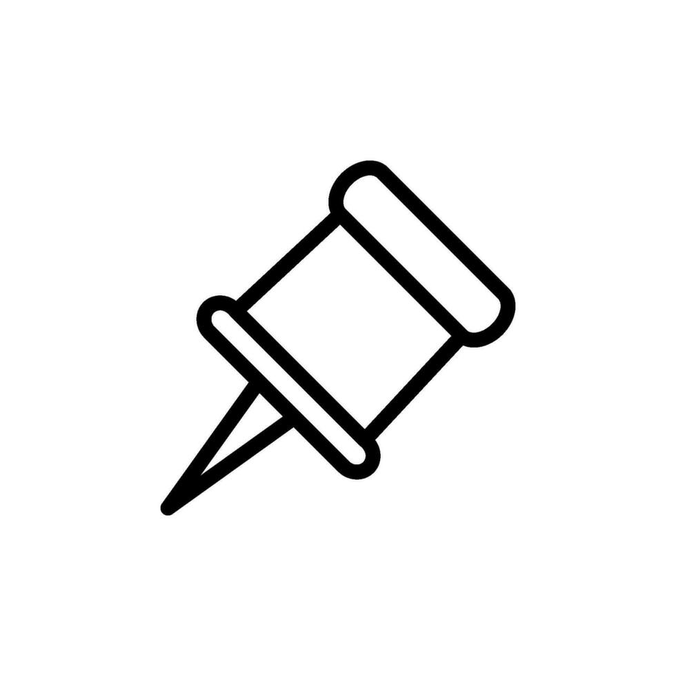 push pin icon design vector