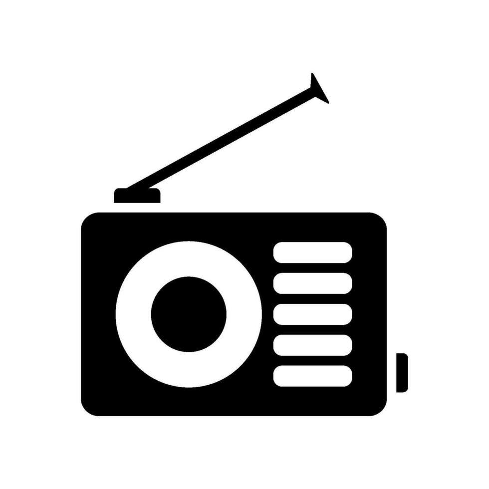 radio icon design vector tempate