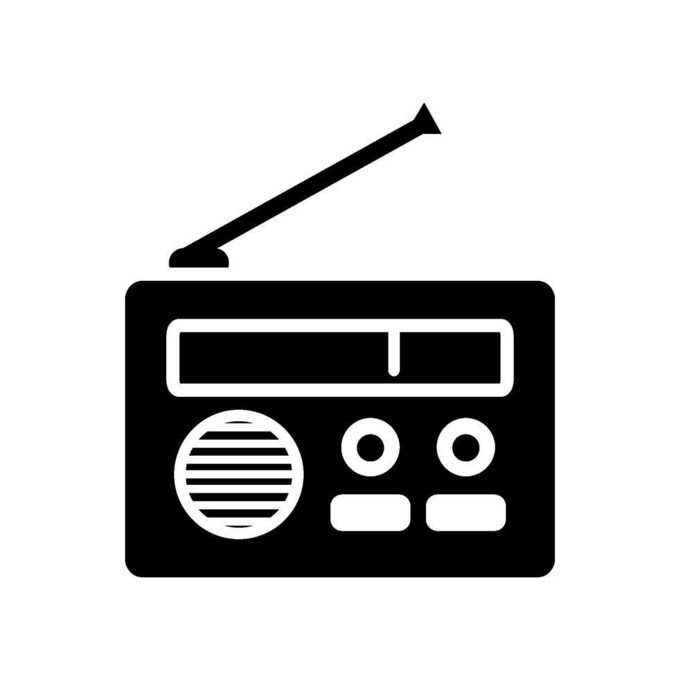 radio icon design vector tempate