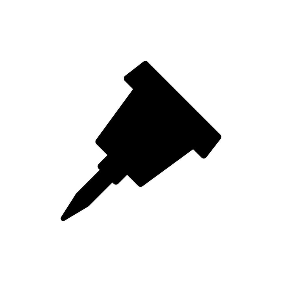 push pin icon design vector