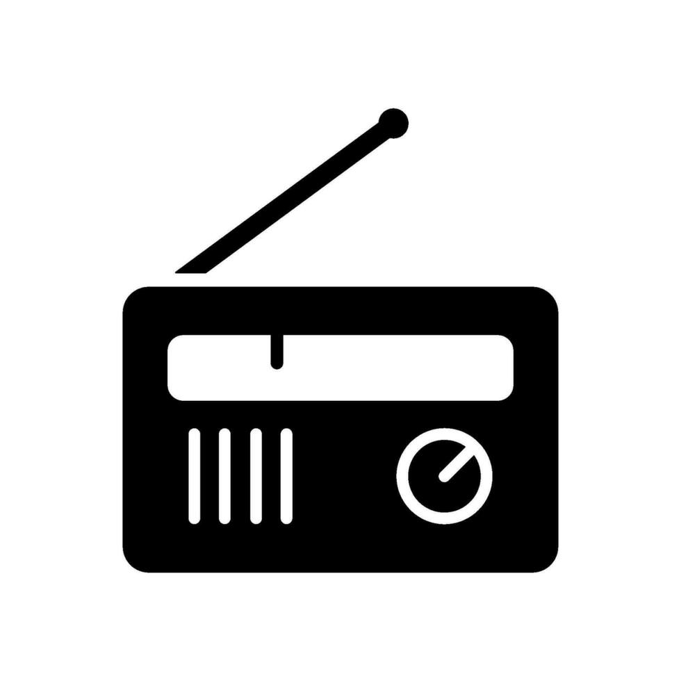 radio icon design vector tempate