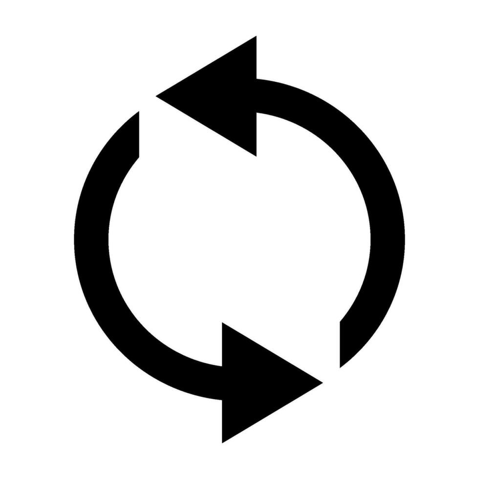 rotate arrow icon design vector