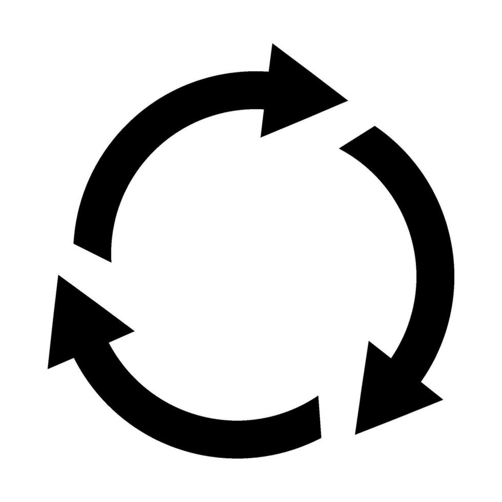 rotate arrow icon design vector