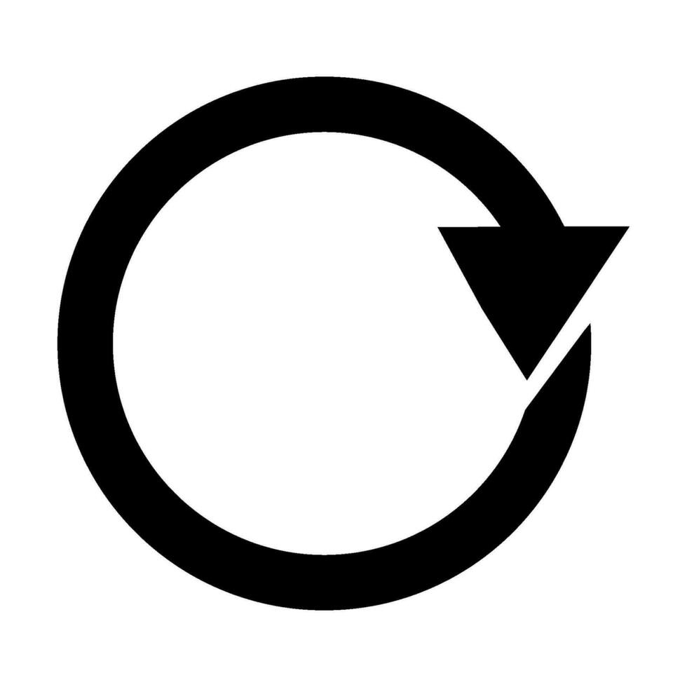 girar flecha icono diseño vector