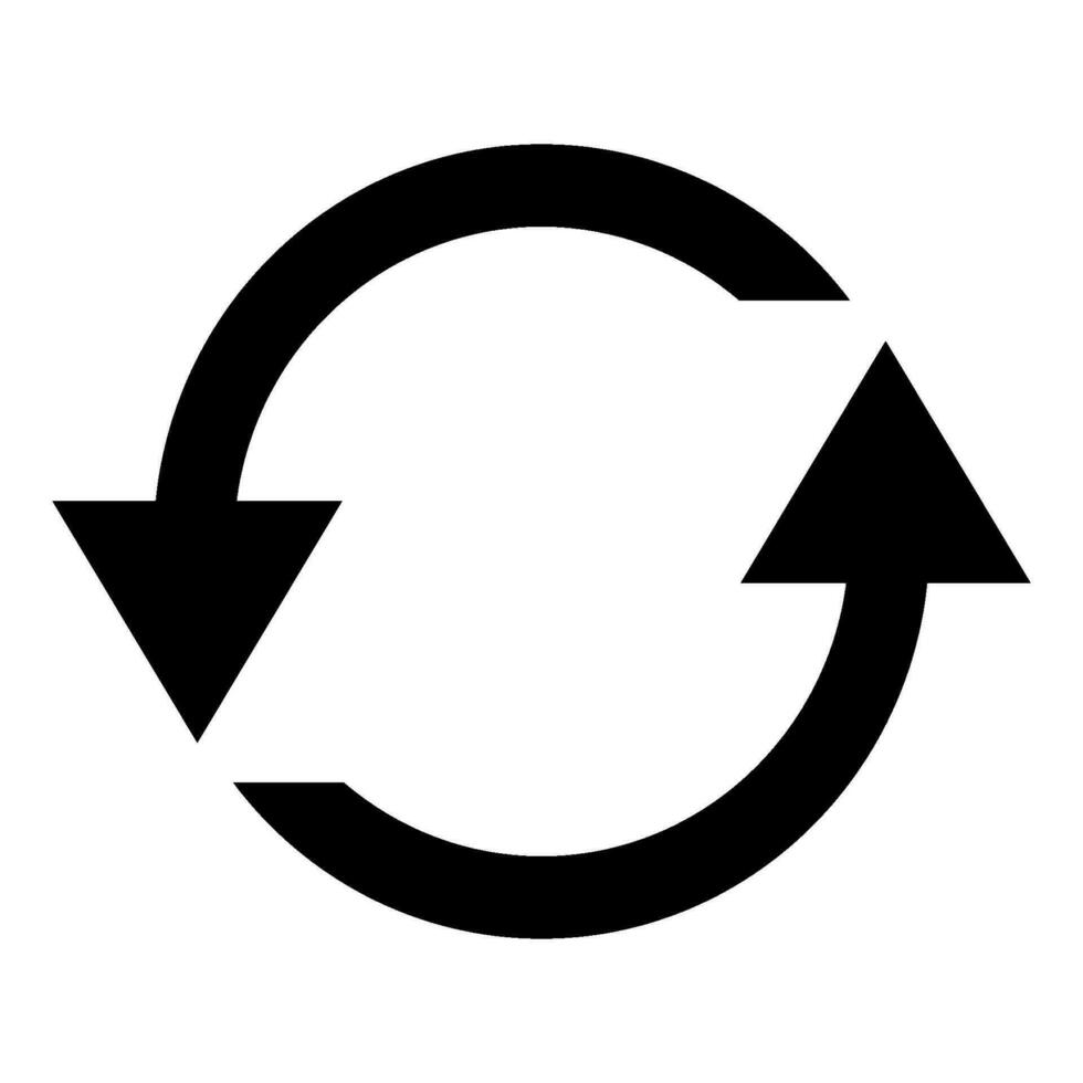 girar flecha icono diseño vector