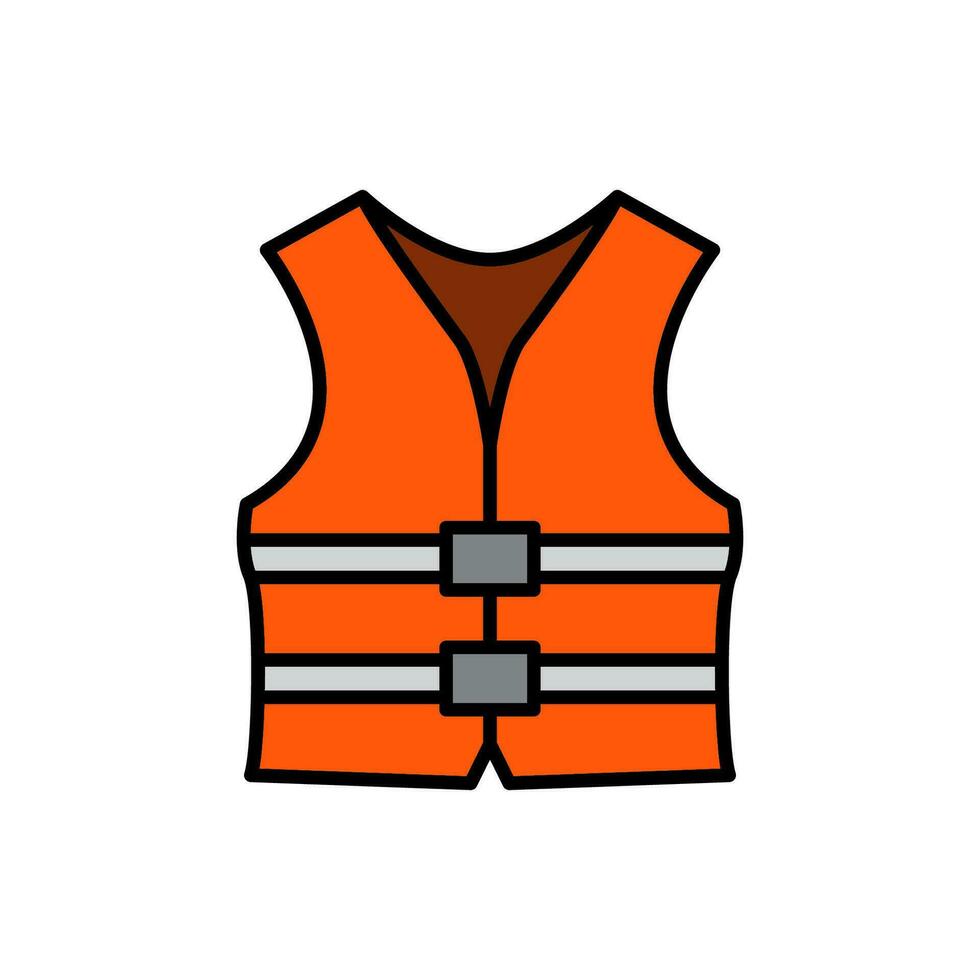life jacket icon design vector template