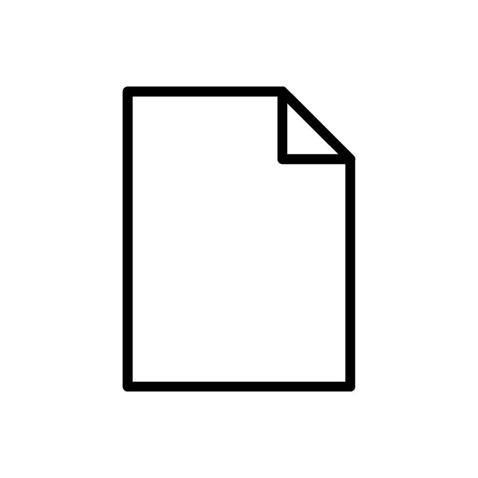 paper icon vector