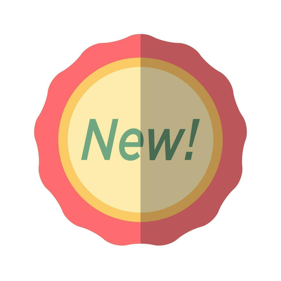 new badge icon design vector