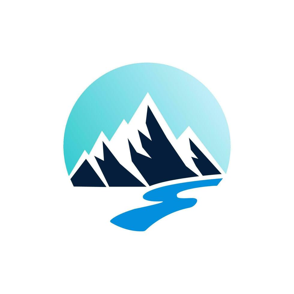 mountain icon design vector template