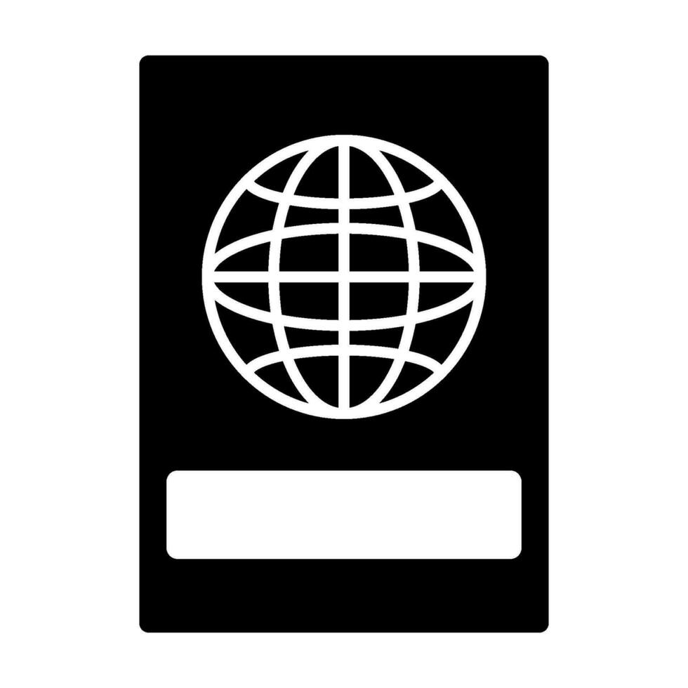 pasaporte icono diseño vector