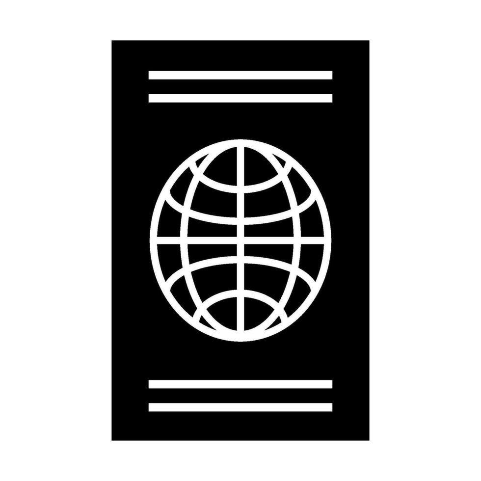 passport icon design vector